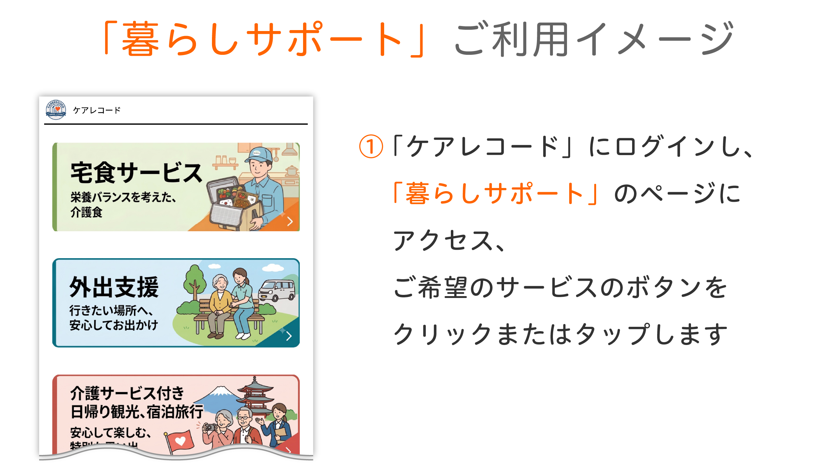暮らしサポートのイメージ1
