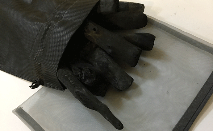 ヒューマンライフケア長住デイサービスではお風呂にも備長炭を入れています